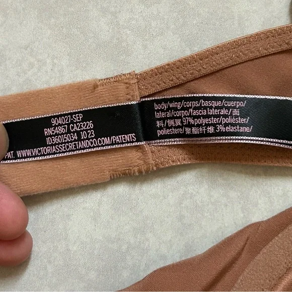 Victoria's Secret gold sequined floral embroidery underwire slip dress - Picture 4 of 8